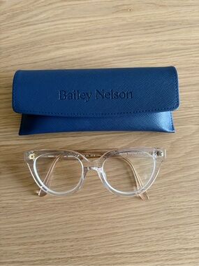 Bailey Nelson “Asha” Clear Cat-Eye Women's Eyeglasses